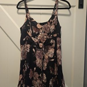 Torrid baby doll floral/butterfly tank